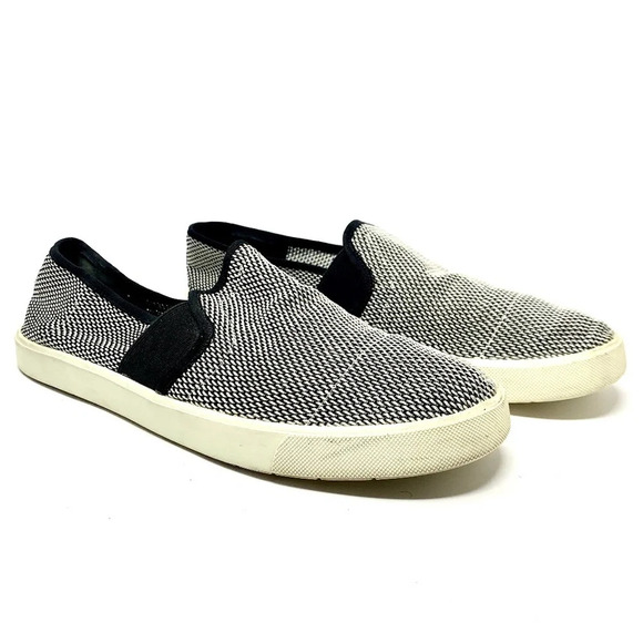 Vince Shoes - Vince Preston 3 Slip-On Mesh Sneaker Black & White
